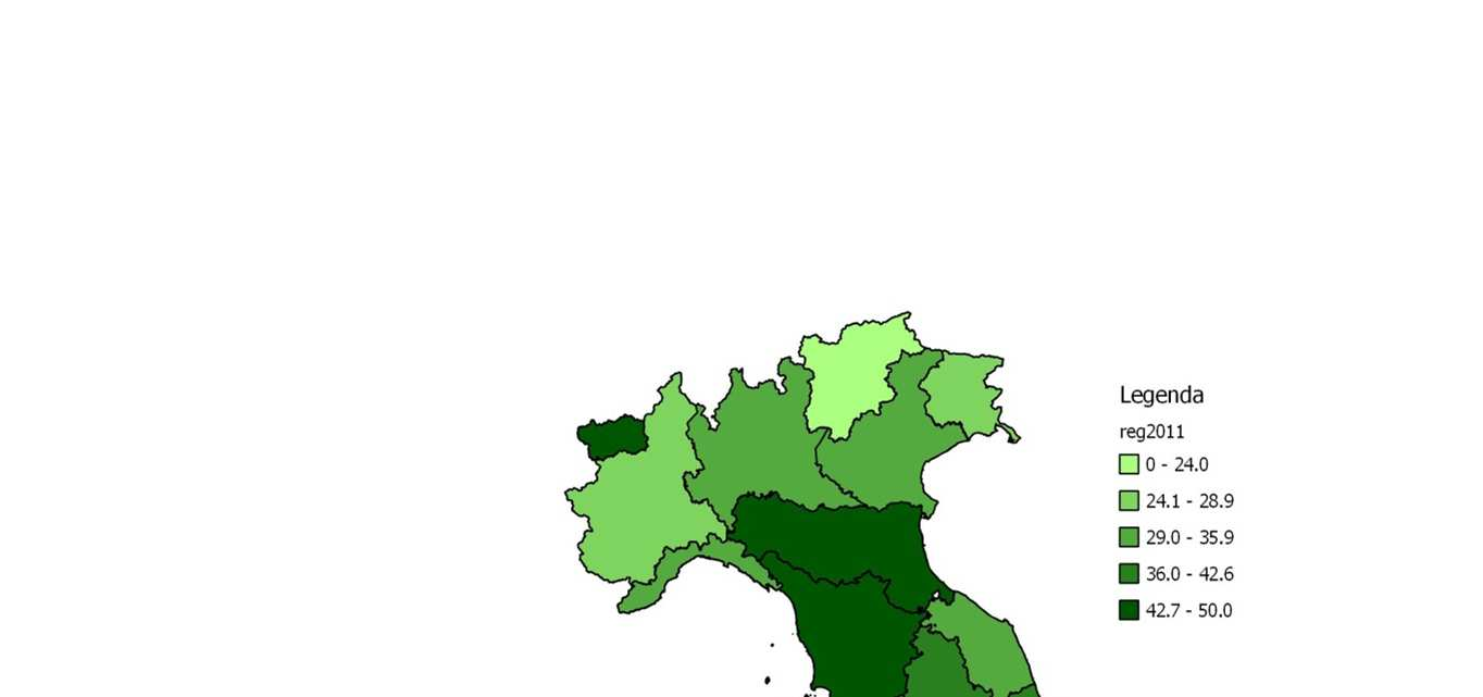 Partecipazione: gli elettori mobilitabili Elettori mobilitabili = elettori di centrosinistra, qui calcolati come somma dei voti ottenuti dal Pd e da Selalle elezioni europee del 2009.