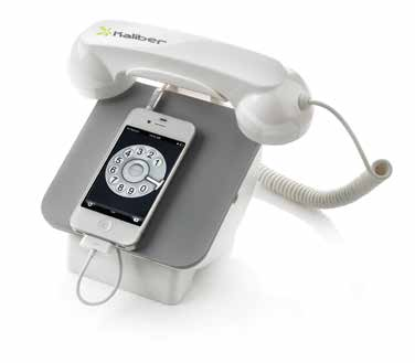 ricevitore che connette gli auricolari al tuo telefono. Possibilità di scaricare gratis l applicazione Rotary Dial che riproduce i tradizionali rumori del telefono vecchio stile!