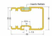 Staffe modello STDL Staffa a doppia L che permette il fissaggio laterale delle barriere, con possibilità di regolazione angolare e laterale Staffe modello STVB Modello di staffa più