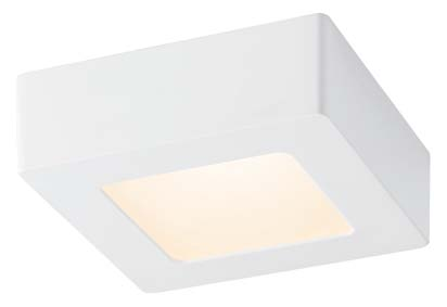 SOFFITTO - CEILING LAMPS 5588 - BOX SQUARE 7W 5589 - BOX SQUARE 14W 5590 - BOX SQUARE 21W Struttura e dissipatore in alluminio,