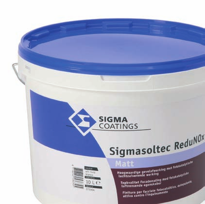 Elevata idrorepellenza Sigmasoltec ReduNOx grazie alla base silossanica offre ottima traspirabilità ed elevata idrorepellenza w 0,1 kg/(m2h1/2), classe W3.