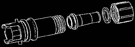 mm 2 /3 x 2,5 mm 2 ) 8KL 340 059-001 Kit corpo connettore SUPERSEAL 2 poli 8KW 744 806-801 4 poli 8KW 744 808-801