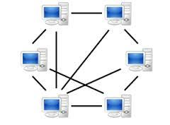 Modello Peer-to-peer Insieme di stazioni connesse in modo paritetico, in modo tale che non esiste una gerarchia tra stazioni per la gestione e il controllo della rete: ognuna può inviare messaggi e