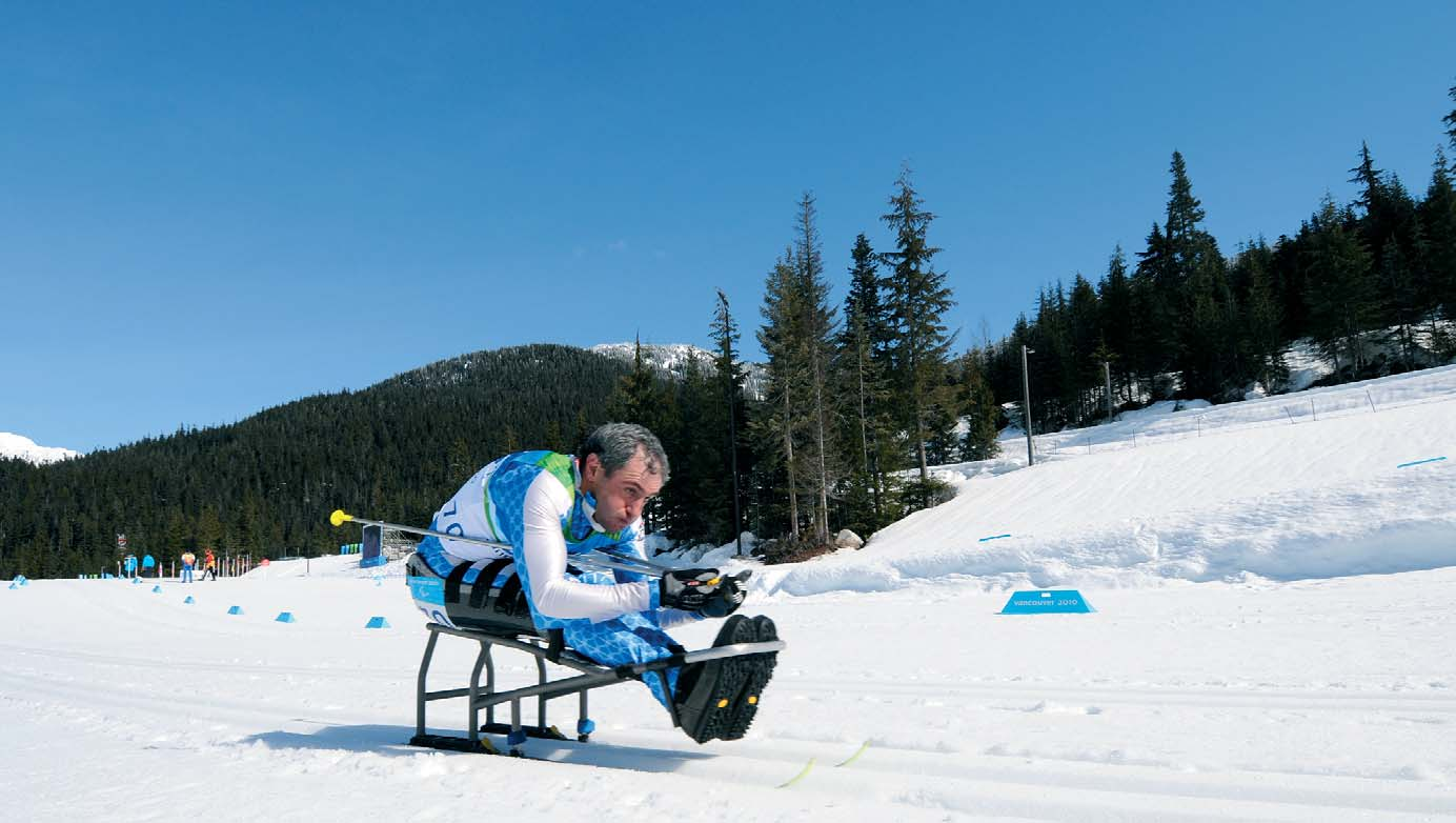 Roland Ruepp nella 10 Km di fondo. Per l altoatesino, questa canadese è la 4 a Paralimpiade, 3 a invernale, dopo Salt Lake 2002 e Nagano 1998.