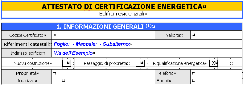 DATA DI EMISSIONE + 10 ANNI IDENTIFICAZIONE OGGETTO DEL CERTIFICATO Ing.