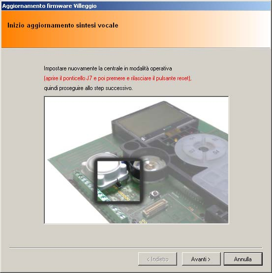 090040700 - MANUALE TECNICO - VILLEGGIO 21.Cliccare su "Avanti" per continuare. 22.