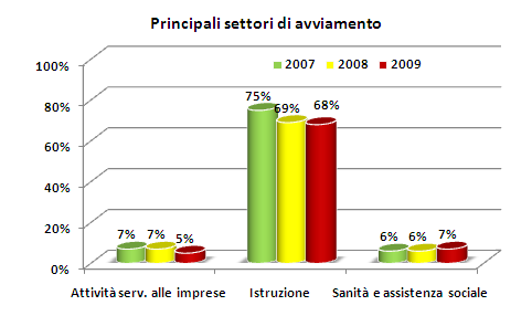 Settore In quale settore sono stati assunti?