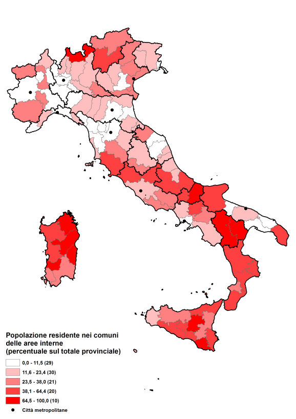 Di quali territori parliamo Struttura insediativa