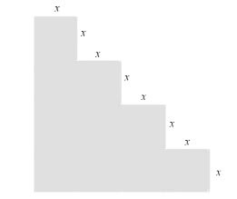 6. Indicando con A l area e con P il perimetro della seguente figura: quale tra le seguenti coppie di uguaglianze è vera?