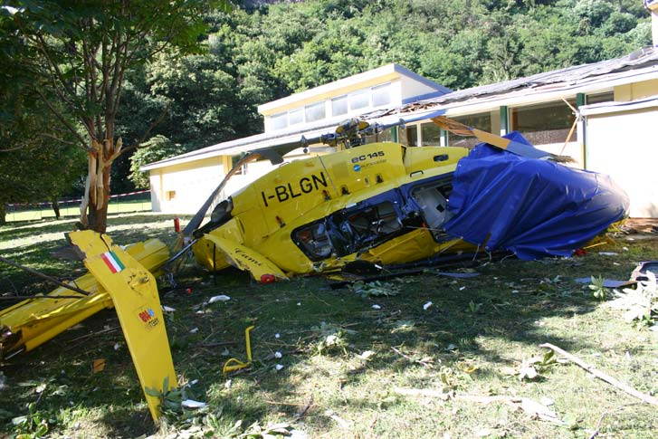 Incidente occorso il 21 luglio 2012, in località Morbegno (SO), all elicottero Eurocopter EC145 marche di identificazione I-BLGN. Il giorno 21 luglio 2012, alle ore 14.