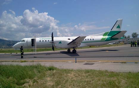 Incidente occorso il 28 maggio 2012, sull aeroporto di Firenze Peretola, al velivolo Saab 2000 marche di identificazione YR-SBJ.
