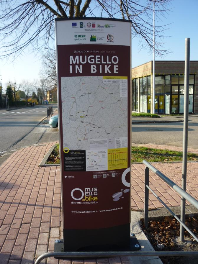 Progetto Mugello In Bike: totem