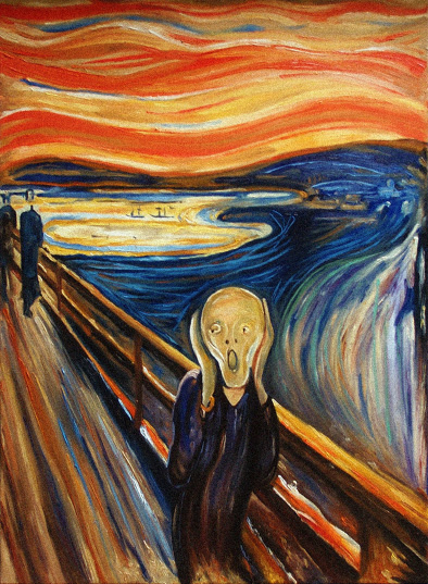 Edvard Munch L urlo olio,