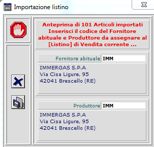 Confermiamo e Clima ci chiederà di aprire il file di Testo delimitato da tabulatori (denominato ListinoImmergasAggiornato_20150415_101.txt ).