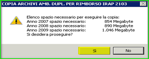 funzionamento di questi ambienti. Per l'anno redditi 2008 (Ambiente Duplicato 2009) la copia viene fatta dai dati originali, quindi verificare l Ambiente Duplicato 2008.