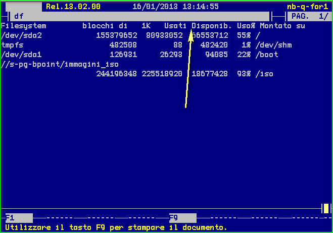 di 66.553.712 bytes corrispondenti a 63,47 MB [calcolo: (Byte/1024)/1024 ].