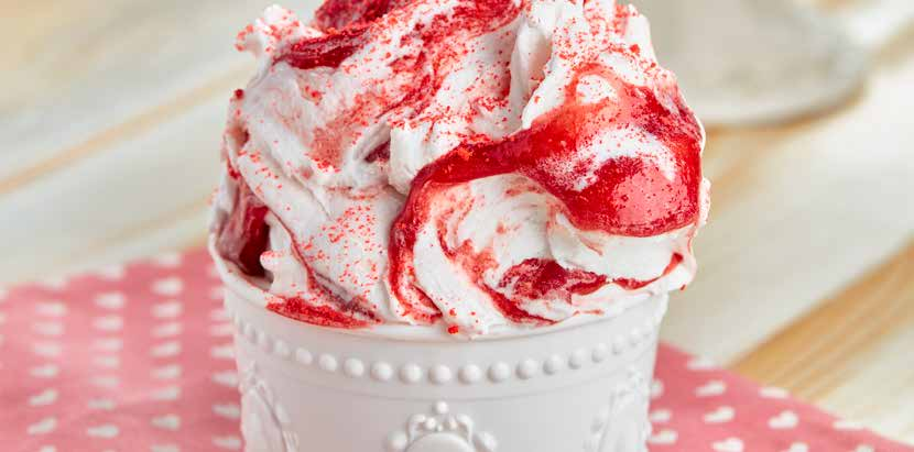 Crea la tua versione di Red Velvet con la gamma di ingredienti dedicati!