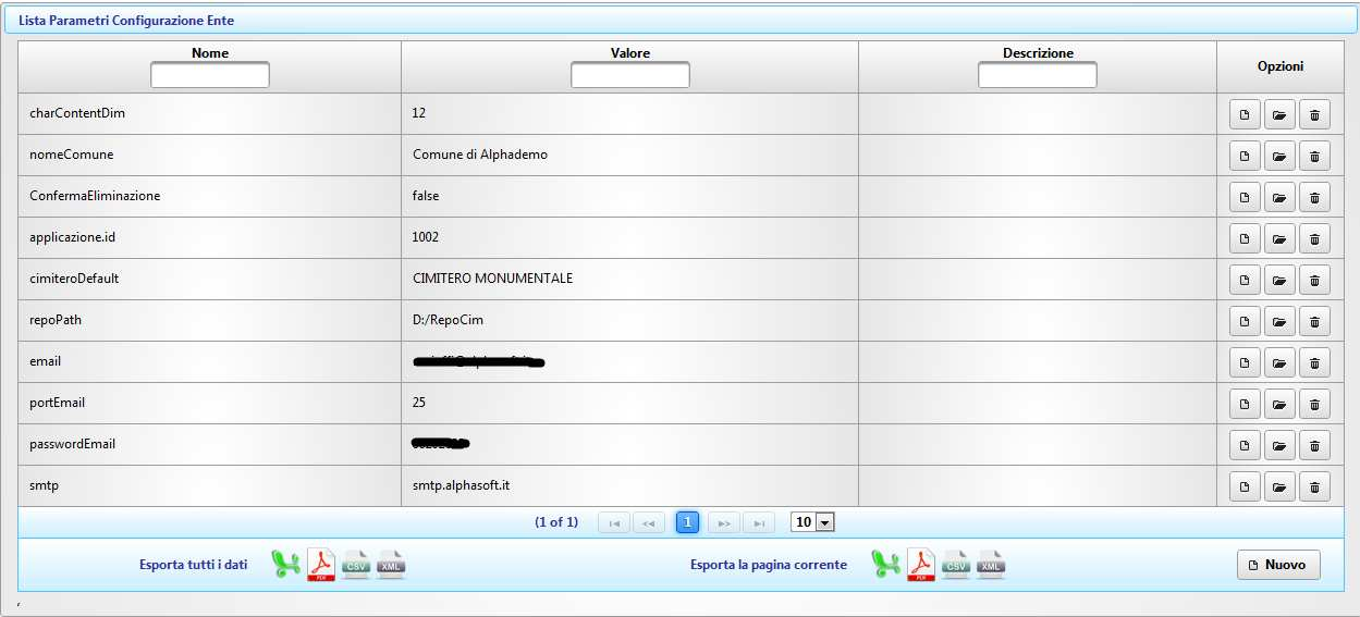 Manuale d uso Applicativo Gestione Cimiteriale. Alphasoft s.r.l. 9 2.