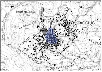 L abitato è erede dell insediamento romano Ad Medias (a mezza via), tra Forum Traiani (Fordongianus) e Molaria (Mulargia), stazione sulla strada che da Carales portava a Turris Libisonis.