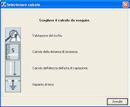 normativa può essere scelta solo una volta all apertura del calcolo, successivamente verrà bloccata e per