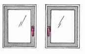 Non caricare il battente della finestra con pesi supplementari. Non sbattere o spingere il battente contro le spallette dei muri.