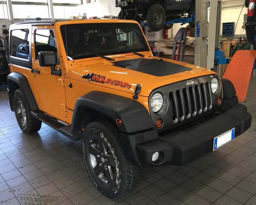 JEEP WRANGLER MOUNTAIN 3 PORTE Anno prima immatricolazione 2012 Km percorsi 20.