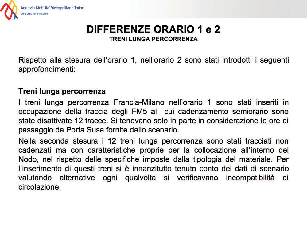 confronto con la 1