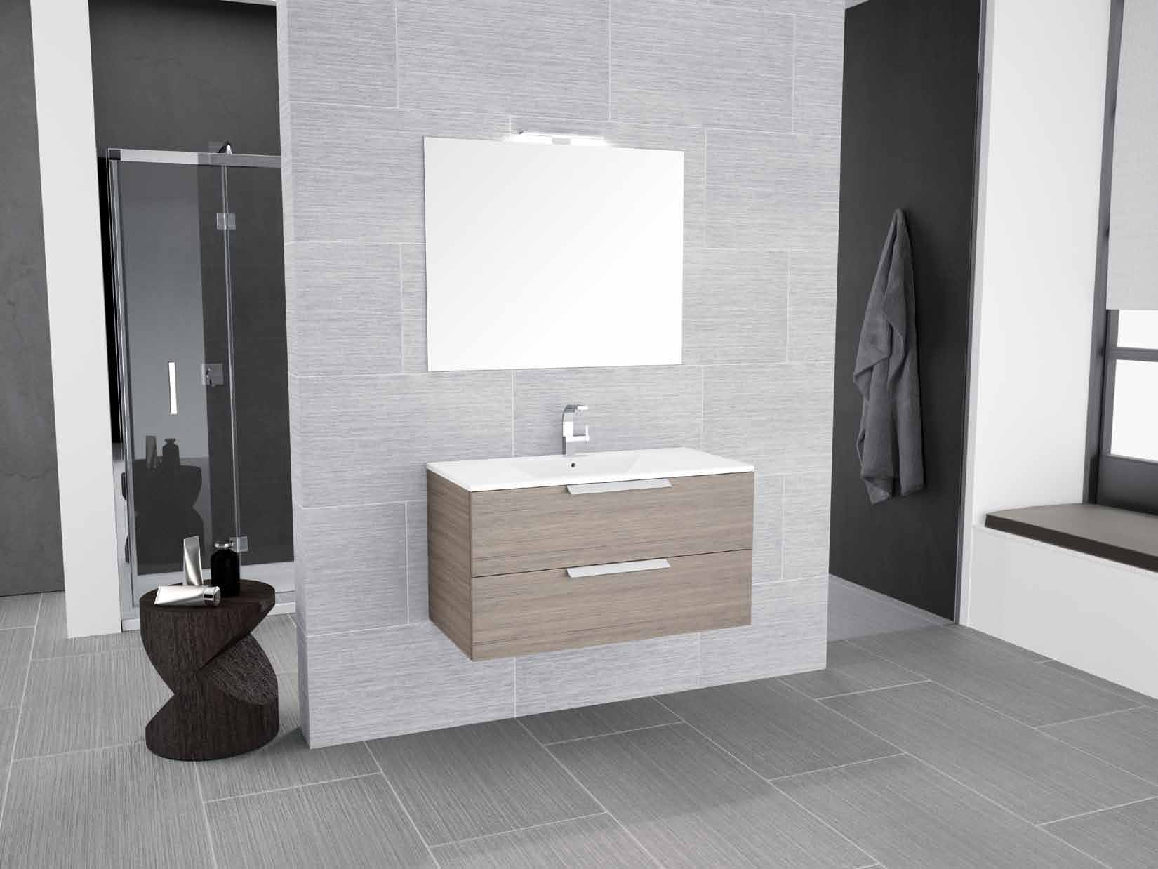 PORTALAVABO CON CERAMICA / WASHBASIN UNIT WITH CERAMIC WASHBASIN ESAGONO 19 altezza cm, profondità 45 cm height cm, depth 45 cm 60 L2RNEPF1 + L99L1196 L2R2EPH1 + L99L1197 100 L2RNEPI1 + L99L1198 60