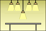 illuminamento elevato possono richiedere apparecchi di illuminazione integrativi orientati sul piano di lavoro.