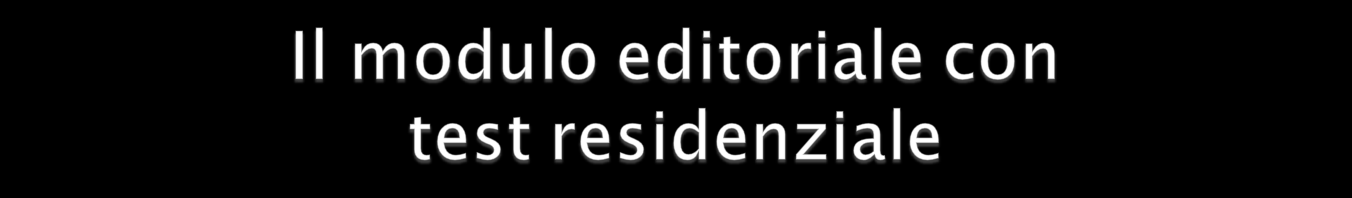 A seguito della fruizione del materiale editoriale, i Professionisti erano chiamati a partecipare ad eventi didattici frontali con docente che