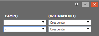 Rappresenta la modalità per creare il File csv delle note spese Nel dialogo è evidenziata una riga per ogni nota spese, per ogni nota spese sono evidenziati i seguenti dati: Simbolo Freccia :