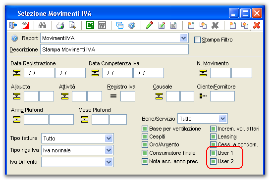 1.3.3. Selezione movimenti Iva 1.4.