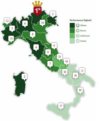Rapporto Annuale 2015 ìper quel che concerne l utilizzo delle tecnologie digitali da parte dei cittadini, il Trentino Alto Adige mantiene il primato regionale.