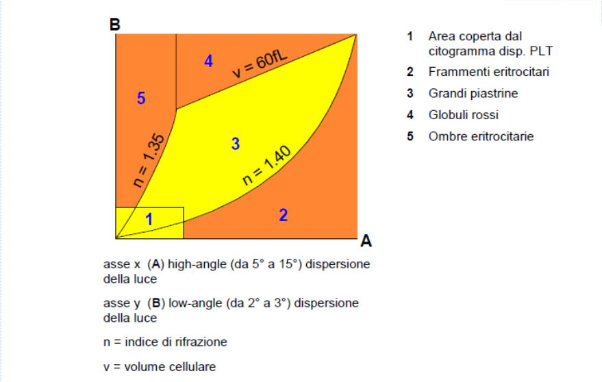 fino a 20 fl 4 Piastrine grandi > 20 fl 5