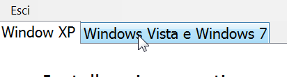 E' possibile installare voci Sapi4 di altre lingue Installazione su Win7 e Windows Vista Questi sistemi operativi non attribuisconi i privilegi di amministratore neppure all'utente unico (protezione