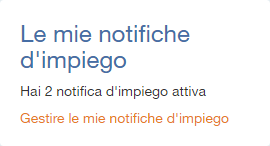 temporaneo e/o fisso. Le ricerche possono essere salvate per un eventuale riutilizzo.