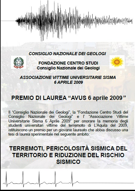 Iniziative del CNG Premio di Laurea «AVUS 6 Aprile
