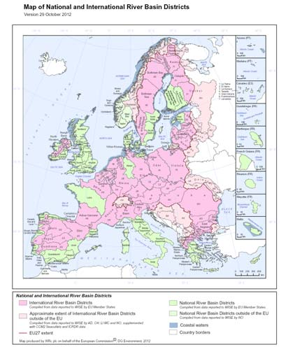 Glossario essenziale del piano - 2 Distretto idrografico: Area di terra e di mare,