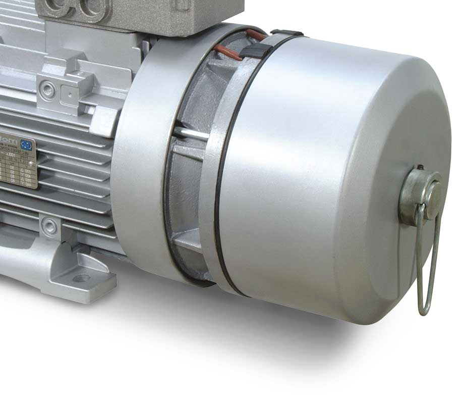 Motori sincroni Trifase utofrenanti tipo MCC e tipo MC Prevedono l impiego di freni a pressione di molle, calettati saldamente su uno scudo in ghisa