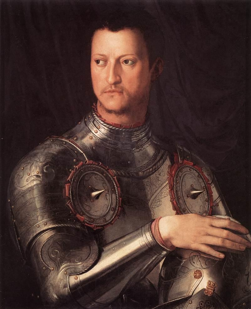 Agnolo Bronzino (Firenze 1503-72) Ritratto del Duca Cosimo I de Medici 1545 Firenze, Uffizi Per