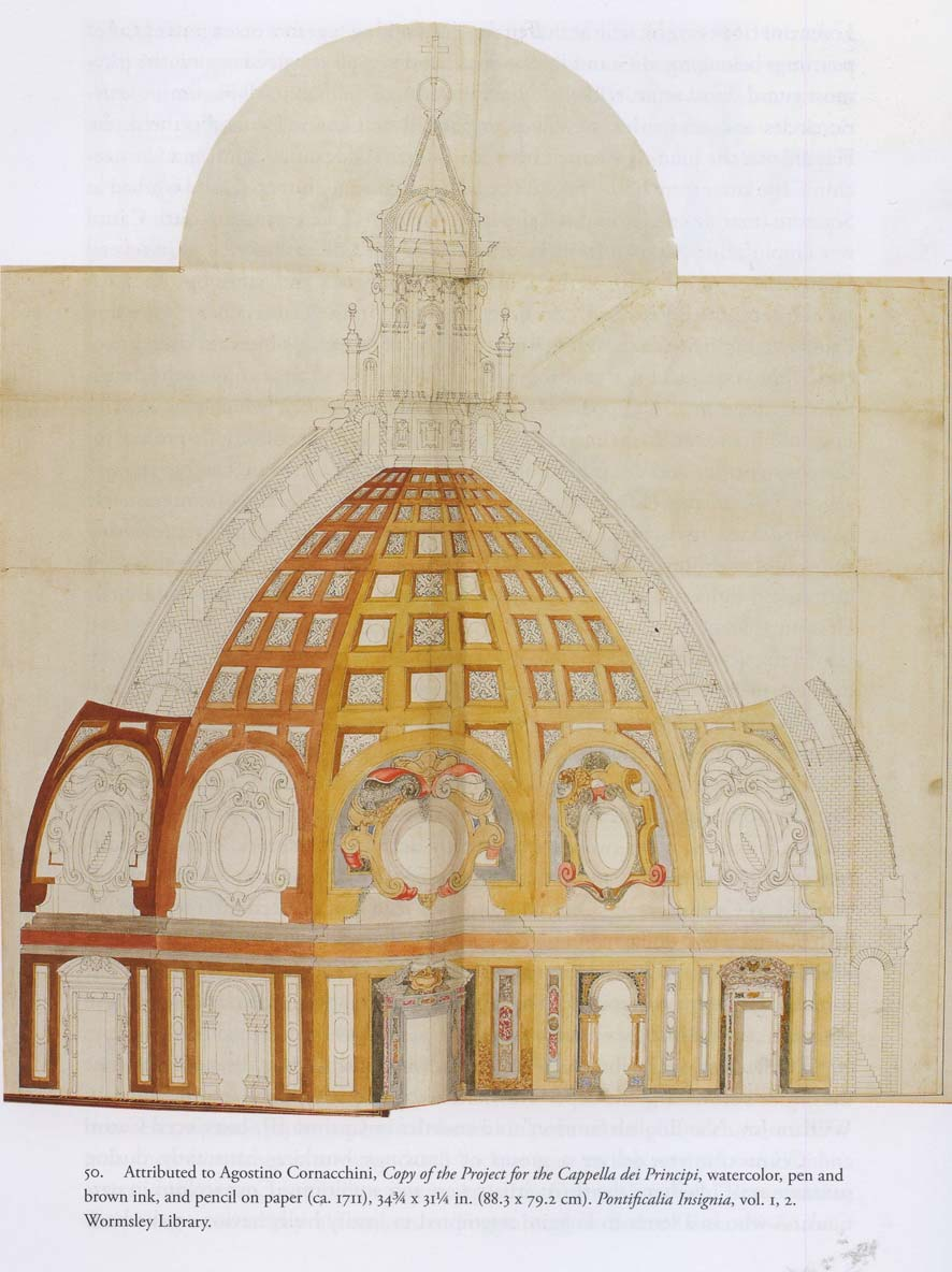 Agostino Cornacchini (1686-1754), attribuito Sezione della cupola