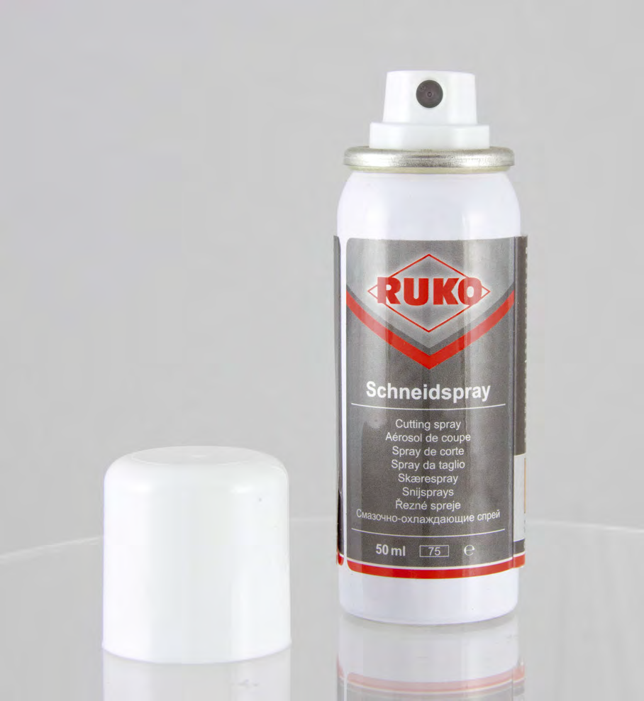 Refrigeranti e lubrificanti I refrigeranti e lubrificanti RUKO garantiscono una eccezionale azione di separazione e raffreddamento.