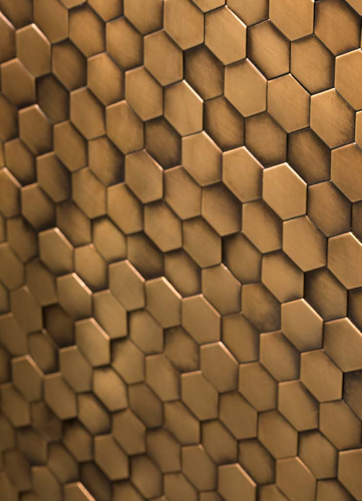Research, technology, and design are the key factors that allow to propose unique solutions like the hexagon shaped tile
