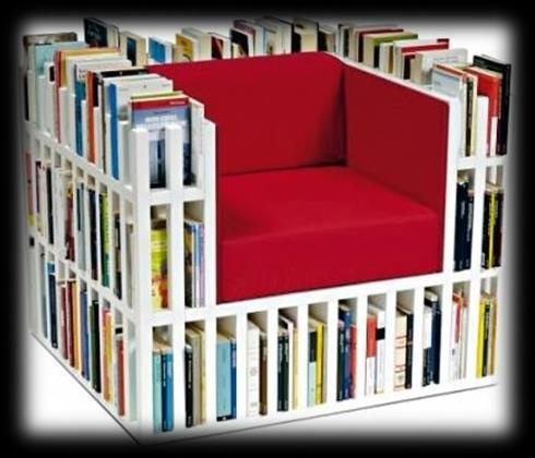 Librerie Poltrona Bibliochaise Poltrona in legno creata da Alisée Matta e