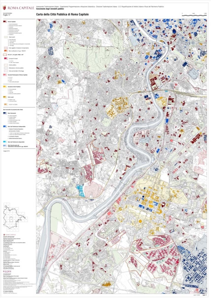 Rappresentazione della Città Pubblica Foglio tipo 1:10.