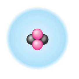 Le particelle subatomiche Un atomo è costituito da protoni e neutroni situati in un nucleo centrale.