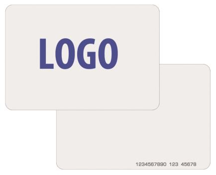 Servizio di Stampa Personalizzata Tessere RFID Descrizione Card P-RFID Stampate - 1M Tessera RFID con Logo a un colore su singola faccia. Tessera Rfid inclusa nel prezzo.