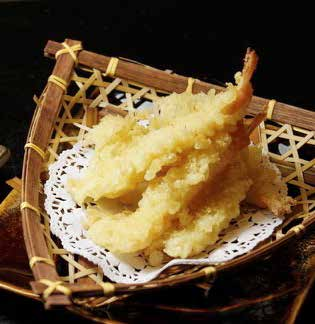 tempura fritto 153 TORI NO KARA AGE pollo fritto 6,00 154 TEMPURA MISTA gamberoni e verdure miste 10,00 155 TEMPURA EBI* gamberoni