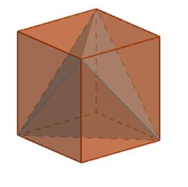 Lo spigolo del tetraedro è uguale alla