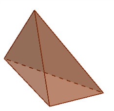 tetraedro Le due piramidi in cui è diviso il tetraedro sono equivalenti
